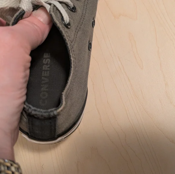 Converse Green Canvas Sneakers - Picture 9 of 9